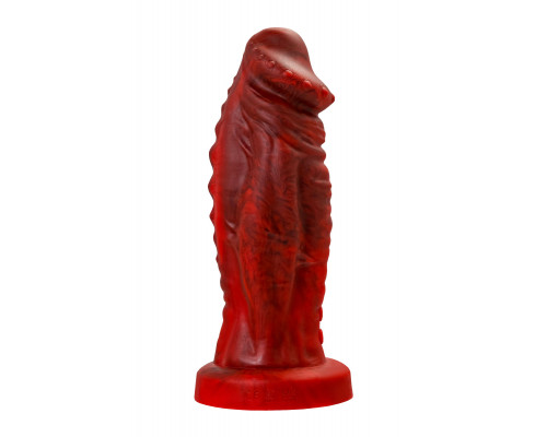 Силиконовый вибратор Monster Saur - 20 см.