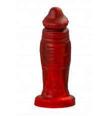 Силиконовый вибратор Monster Saur - 20 см.