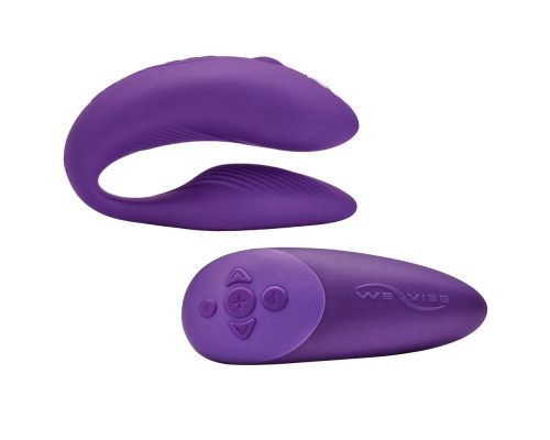 Заказать Фиолетовый вибратор для пар We-Vibe Chorus