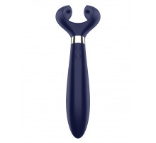 Синий вибромассажер для пар Satisfyer Endless Fun