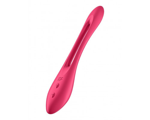 Заказать Красный многофункциональный вибратор для пар Satisfyer Elastic Joy