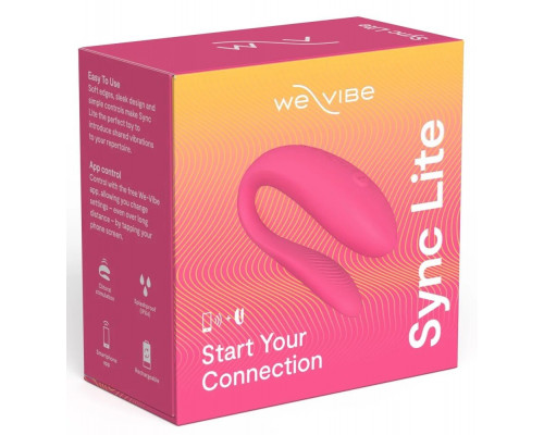 Заказать Розовый вибратор для пар We-Vibe Sync Lite