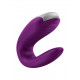 Заказать Фиолетовый вибромассажёр для пар Satisfyer Double Fun