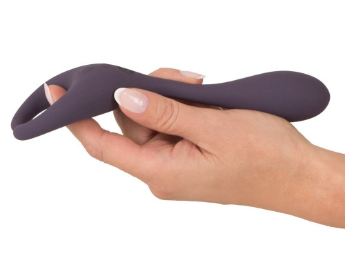 Заказать Фиолетовый универсальный вибратор Remote Controlled Couples Vibrator