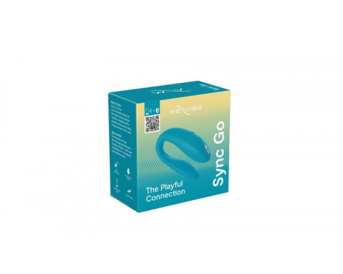 Заказать Бирюзовый вибромассажер для пар We-Vibe Sync Go