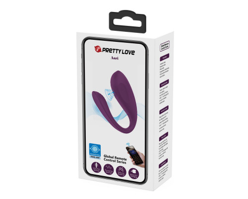 Фиолетовый вибратор для двоих Aari