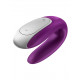 Заказать Фиолетовый вибромассажёр для пар Satisfyer Double Fun