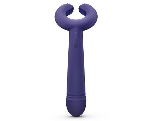Заказать Темно-синий вибратор для пар Please Me Multi Vibrator