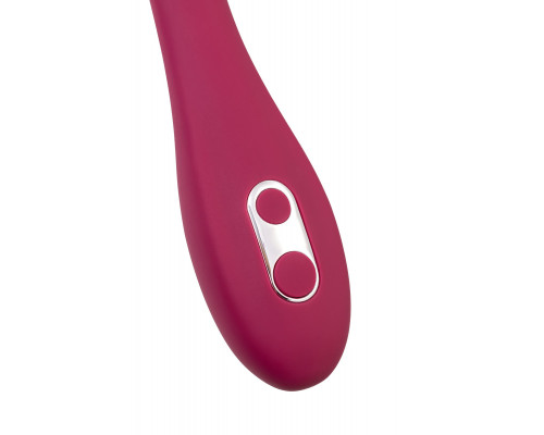 Заказать Бордовый многофункциональный вибратор Caberna