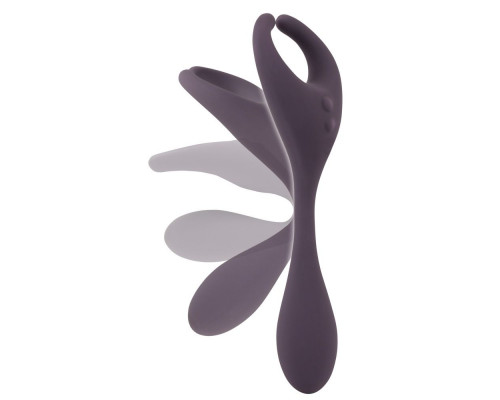 Заказать Фиолетовый универсальный вибратор Remote Controlled Couples Vibrator