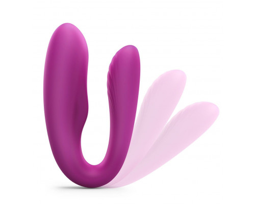 Заказать Лиловый вибратор для пар Match Up Couple Vibrator with Remote Control