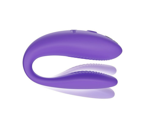 Заказать Фиолетовый вибромассажер для пар We-Vibe Sync Go
