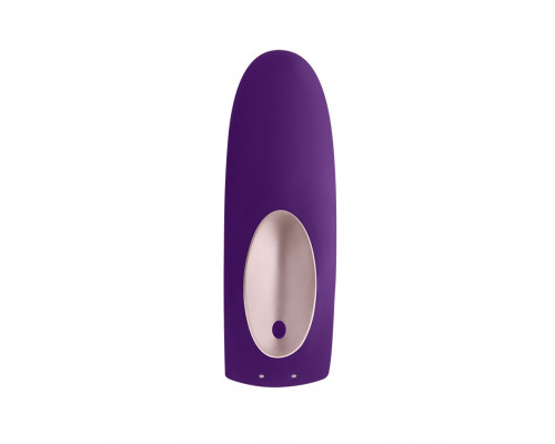 Заказать Фиолетовый вибратор для пар Satisfyer Double Plus Remote с пультом ДУ