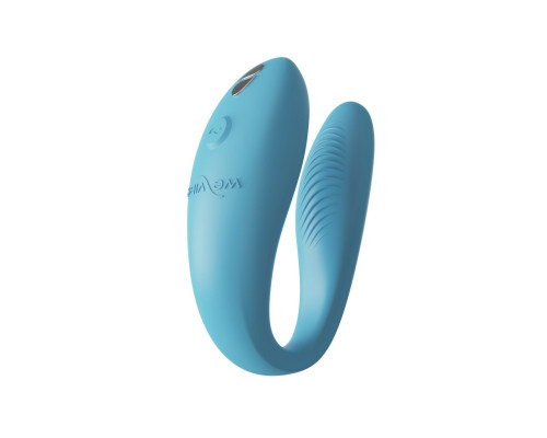 Заказать Бирюзовый вибромассажер для пар We-Vibe Sync Go