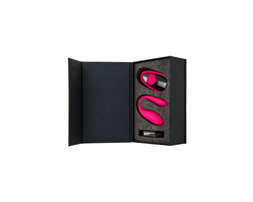 Розовый вибратор для пар Prawno с пультом ДУ