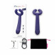 Заказать Темно-синий вибратор для пар Please Me Multi Vibrator
