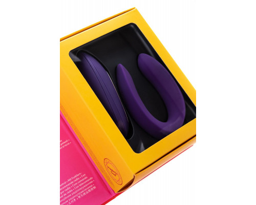 Заказать Фиолетовый вибратор для пар Satisfyer Double Plus Remote с пультом ДУ