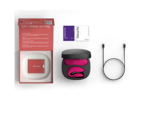 Розовый вибратор для пар We-Vibe Chorus Pro