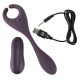 Заказать Фиолетовый универсальный вибратор Remote Controlled Couples Vibrator