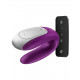 Заказать Фиолетовый вибромассажёр для пар Satisfyer Double Fun
