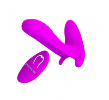 Лиловый мультифункциональный вибратор Remote Control Massager