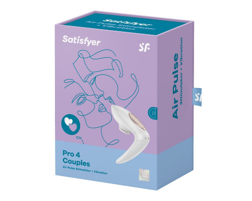 Заказать Вибро-вакуумно-волновой стимулятор для пар Satisfyer Pro 4 Couples