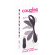 Заказать Фиолетовый универсальный вибратор Remote Controlled Couples Vibrator