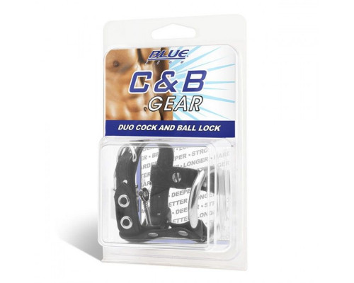 Заказать Утяжка на пенис на замочке Duo Cock And Ball Lock