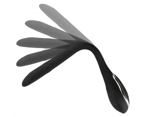 Заказать Черный гибкий уретральный стимулятор с вибрацией Vibrating Bendable Dilator - 13,5 см.