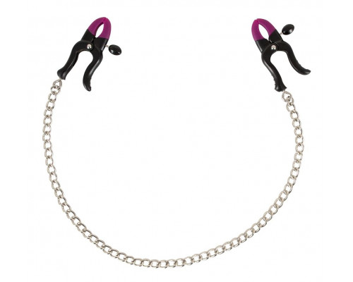 Заказать Зажимы на соски Silicone Nipple Clamps с цепочкой