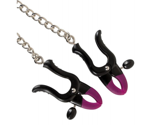 Заказать Зажимы на соски Silicone Nipple Clamps с цепочкой