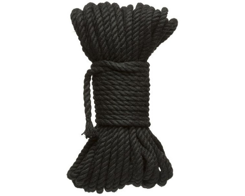 Заказать Черная верёвка для связывания и фиксации Bind Tie - 15,24 м.