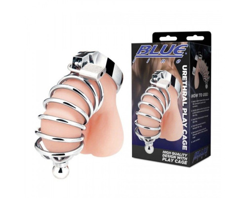 Заказать Серебристая клетка для члена Urethral Play Cage