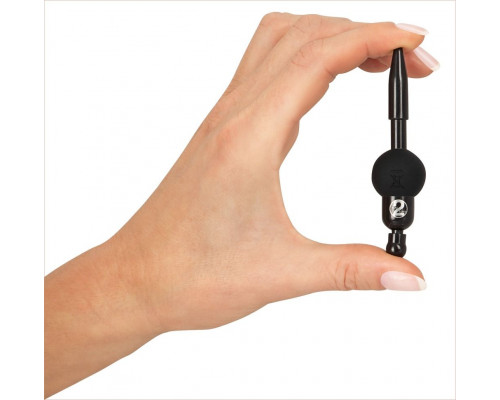 Заказать Черный уретральный вибростимулятор Vibrating Penis Plug