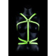 Заказать Портупея Body Harness с неоновым эффектом - размер L-XL
