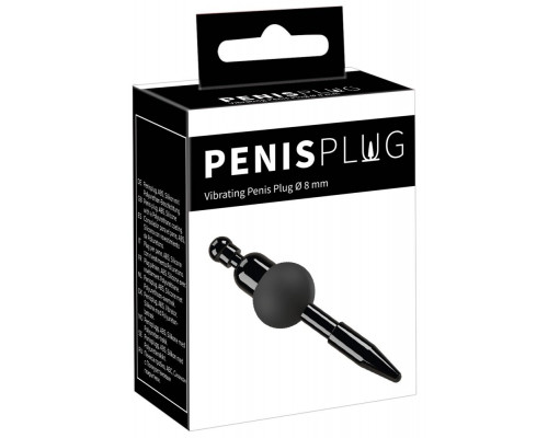 Заказать Черный уретральный вибростимулятор Vibrating Penis Plug