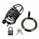 Заказать Черная металлическая клетка с замком Deluxe Chastity Cage