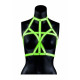 Заказать Портупея Bra Harness с неоновым эффектом - размер S-M