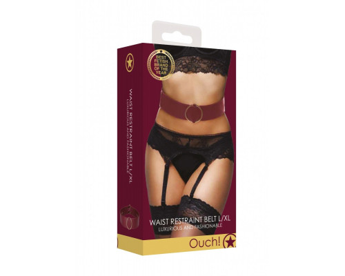 Заказать Бордовый ремень Halo Waist Belt - размер L-XL