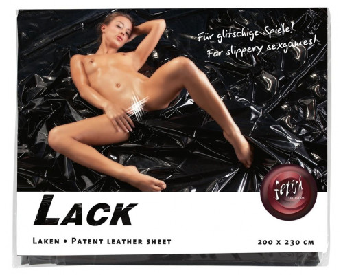 Заказать Черная виниловая простыня Vinyl Bed Sheet