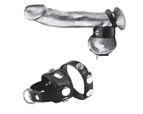 Заказать Утяжка для мошонки и пениса Cock Ring With 1  Ball Stretcher And Optional Weight Ring