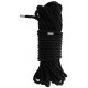 Заказать Черная веревка для бондажа BONDAGE ROPE - 10 м.