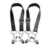 Ремни с зажимами для половых губ Spread Labia Spreader Straps with Clamps