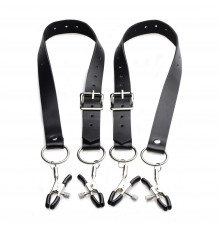 Ремни с зажимами для половых губ Spread Labia Spreader Straps with Clamps