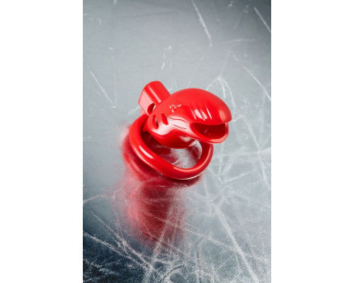 Заказать Красный мужской пояс верности из пластика