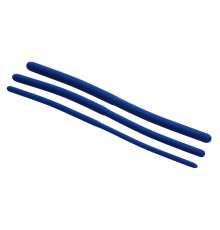 Набор из 3 синих силиконовых уретральных расширителей Invasion Silicone Urethral Sound Trainer Set