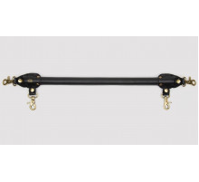 Черная распорка для ног Bound to You Faux Leather Spreader Bar - 50,8 см.