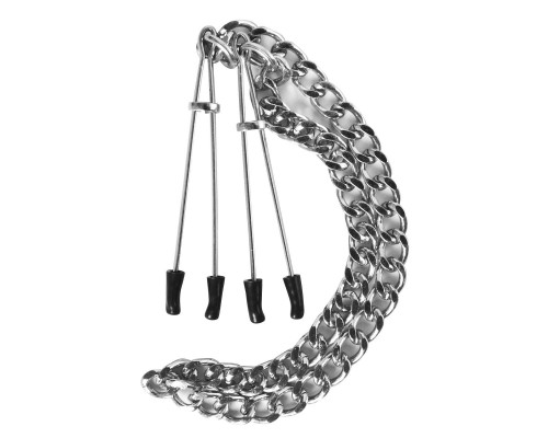 Заказать Зажимы на соски Nipple Tweezers с цепочкой