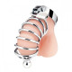 Заказать Серебристая клетка для члена Urethral Play Cage