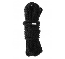 Черная веревка для шибари DELUXE BONDAGE ROPE - 5 м.